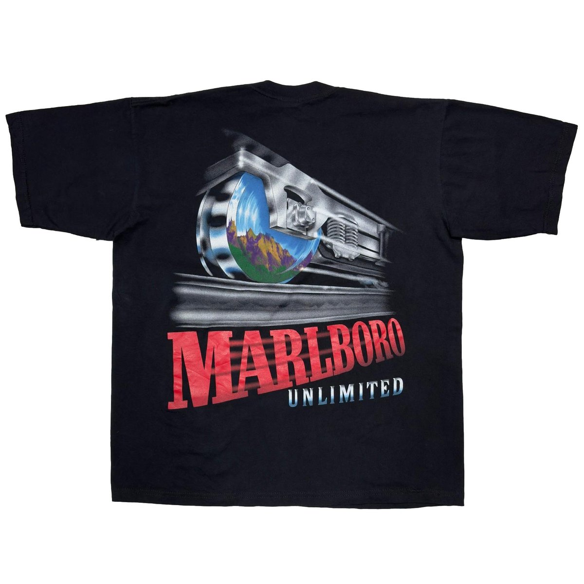 Marlboro RAILROAD UNLIMITED POCKET TEE XL 1189