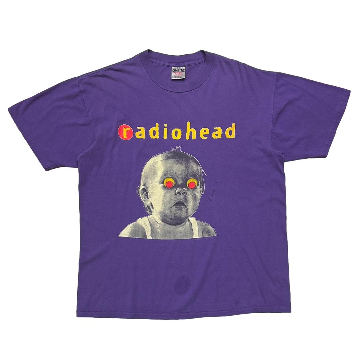 RADIOHEAD PABLO HONEY PURPLE ONEITA XL 5837