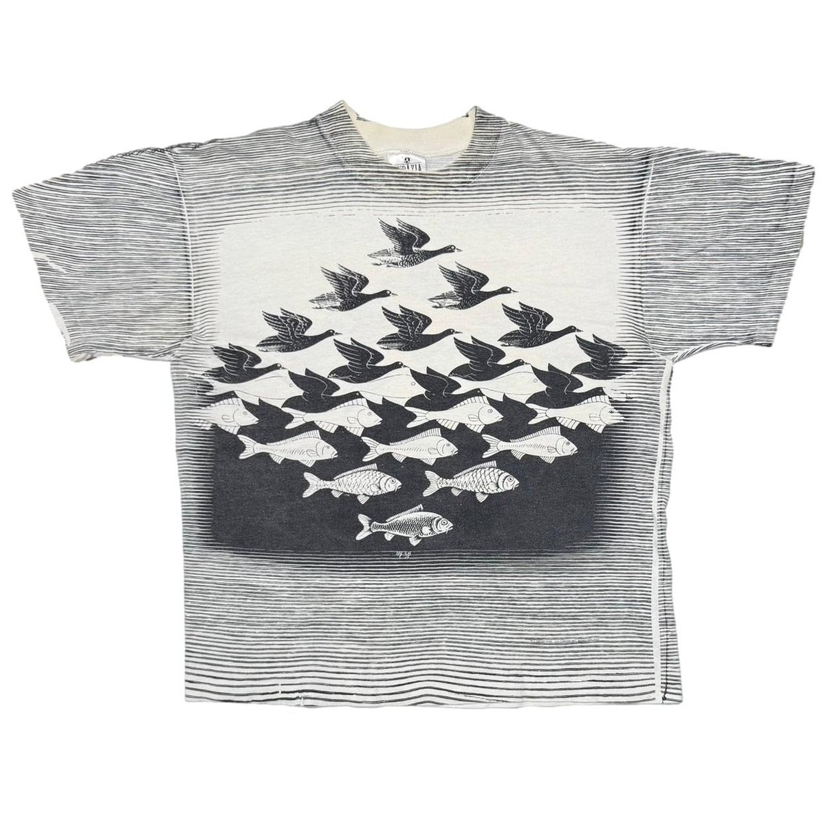 M.C. ESCHER Sky and Water I OVP WHITE ANDAZIA LARGE 6477