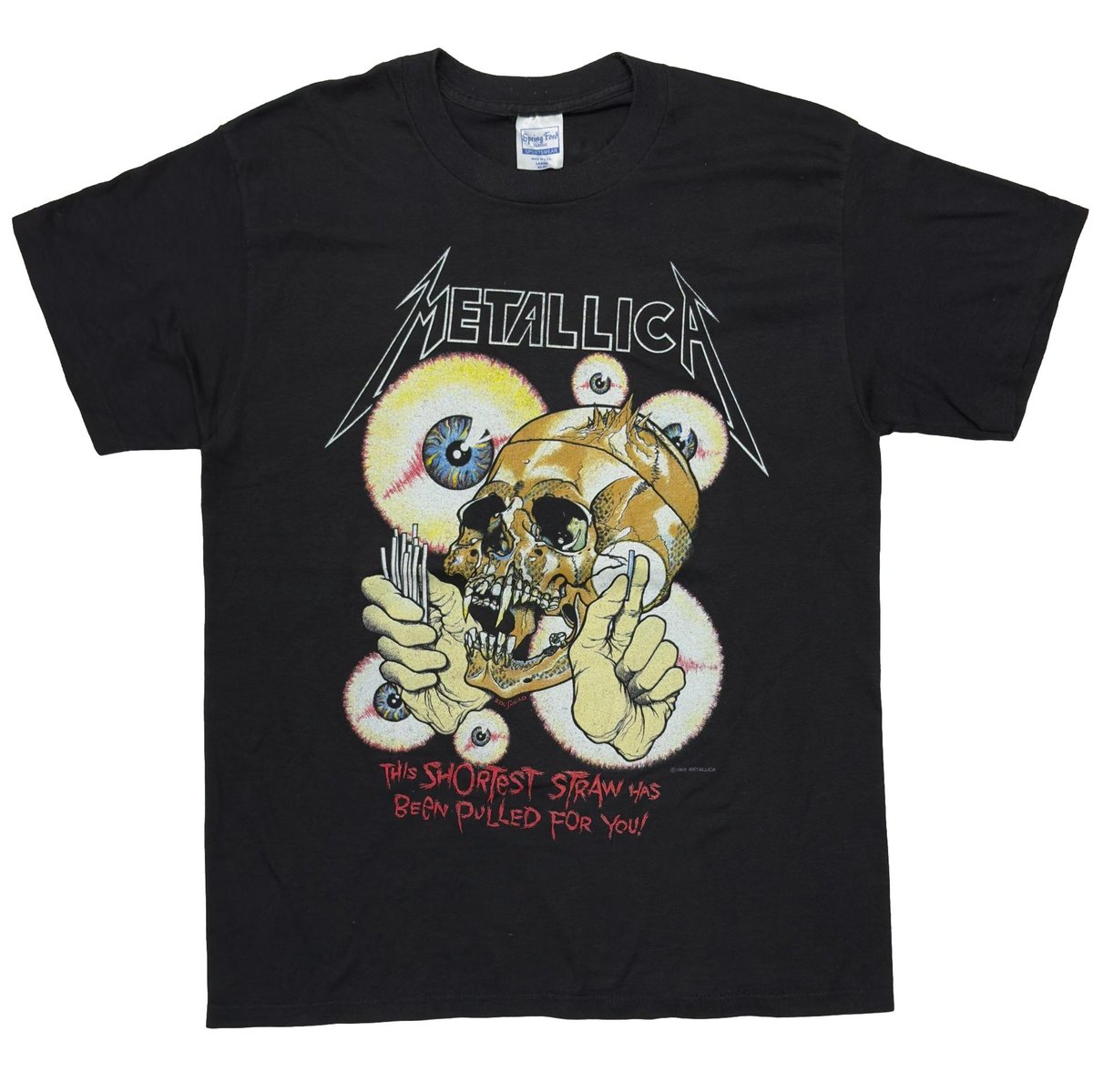 METALLICA PUSHEAD 1988 IN VERTIGO YOU WILL BE SPRING FORD LARGE 6879
