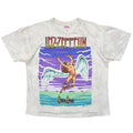 LED ZEPPELIN SWAN SONG DOUBLE SIDE WHITE HANES XL 6805