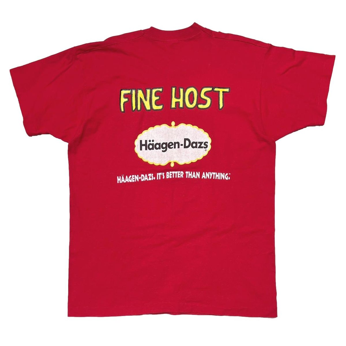 Haagen Dazs FINE HOST RED FRUIT OF THE LOOM XL 2512