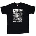 KMFDM MORE & FASTER FRUIT OF THE LOOM XL 6845