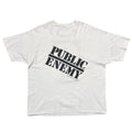 PUBLIC ENEMY TARGET LOGO FEAR OF A BLACK PLANET WHITE FITS XL 4179
