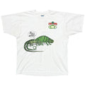 Budweiser LIZARDS & FROGS GIVE US THE PART ~ WHITE GILDAN XL 1864