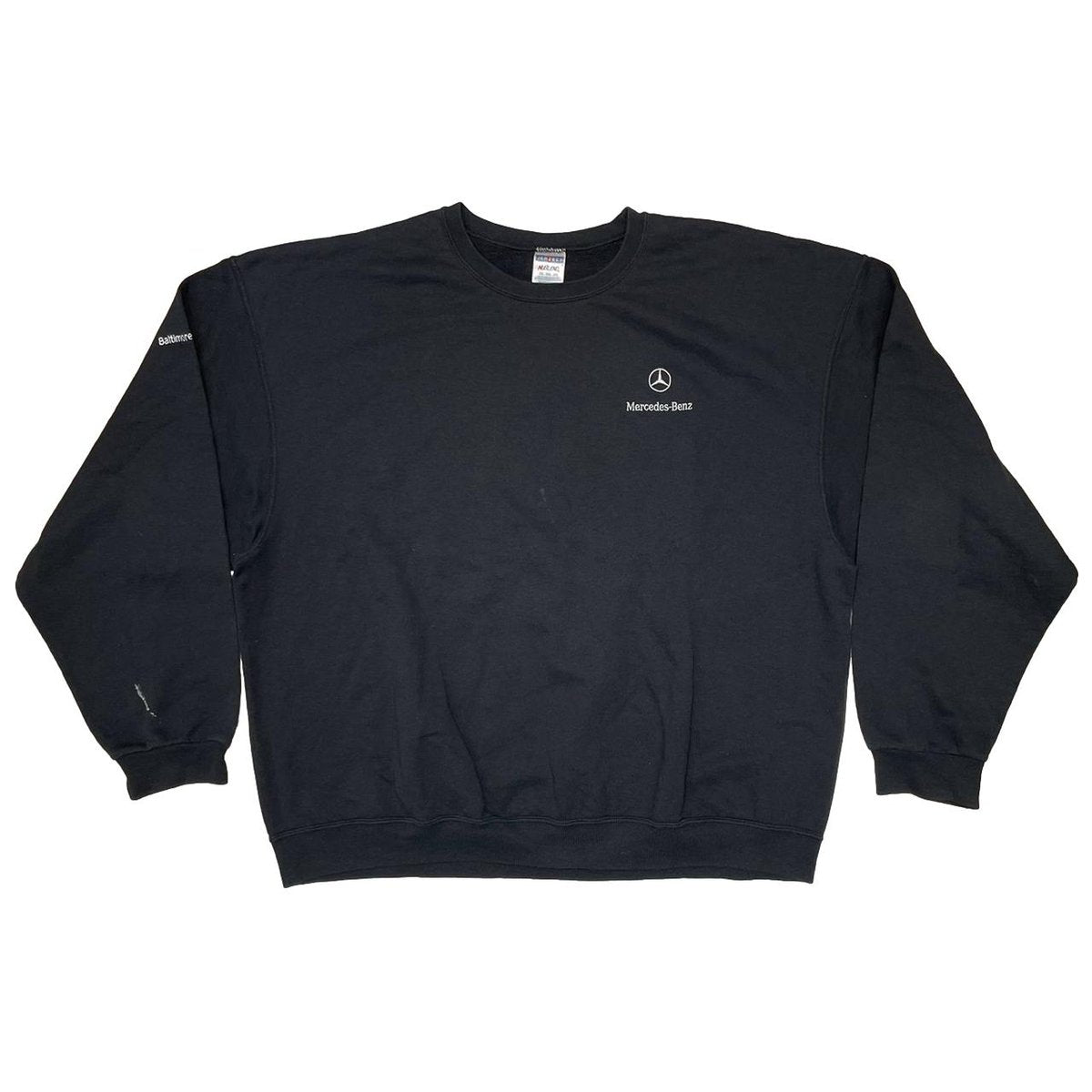Mercedes-Benz EMBROIDERY LOGO Baltimore VPC CREWNECK SWEAT SHIRT JERZEES 2XL 7794