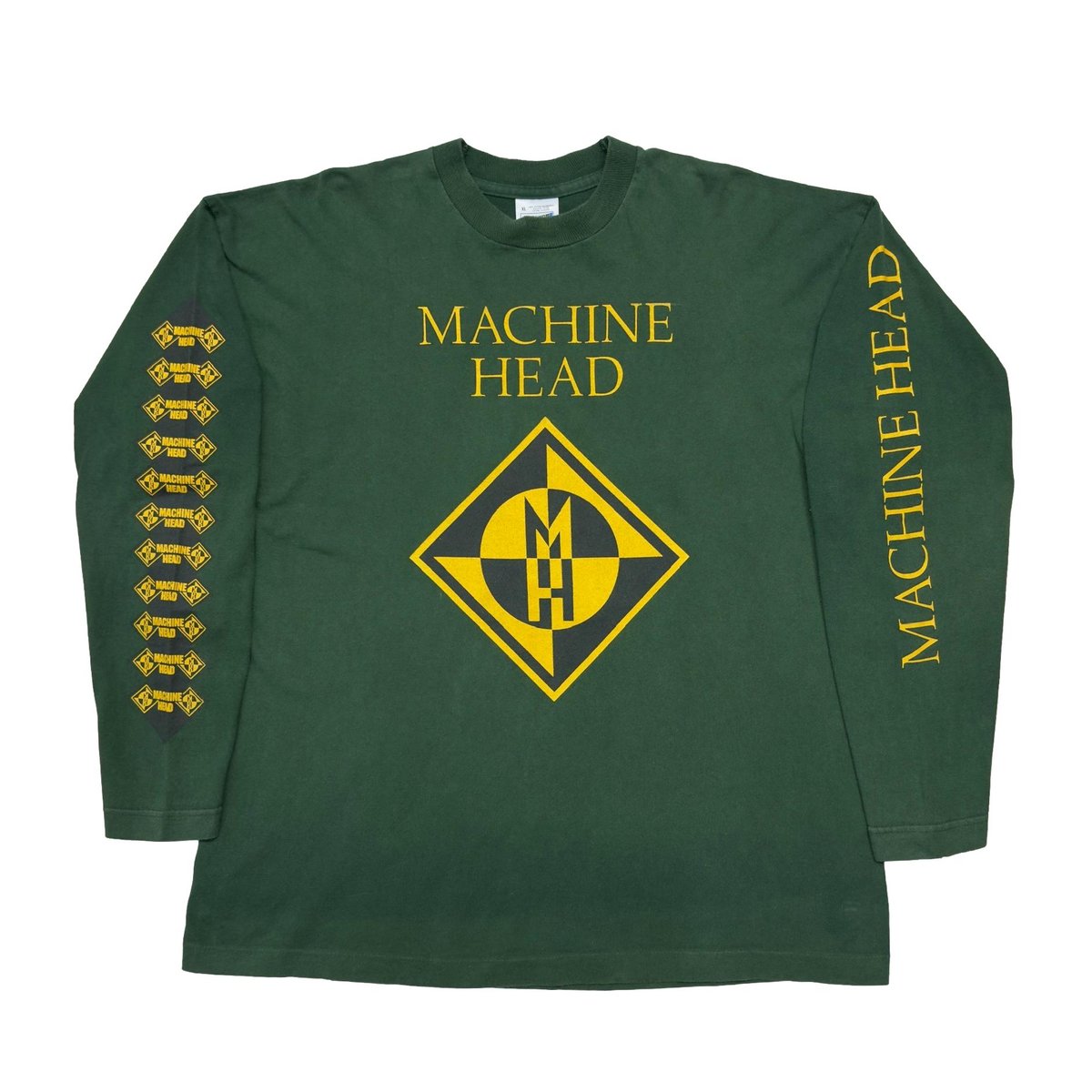 MACHINE HEAD UNGODLY BRUTALITY 1995 LS GREEN SCREEN STARS XL 6180