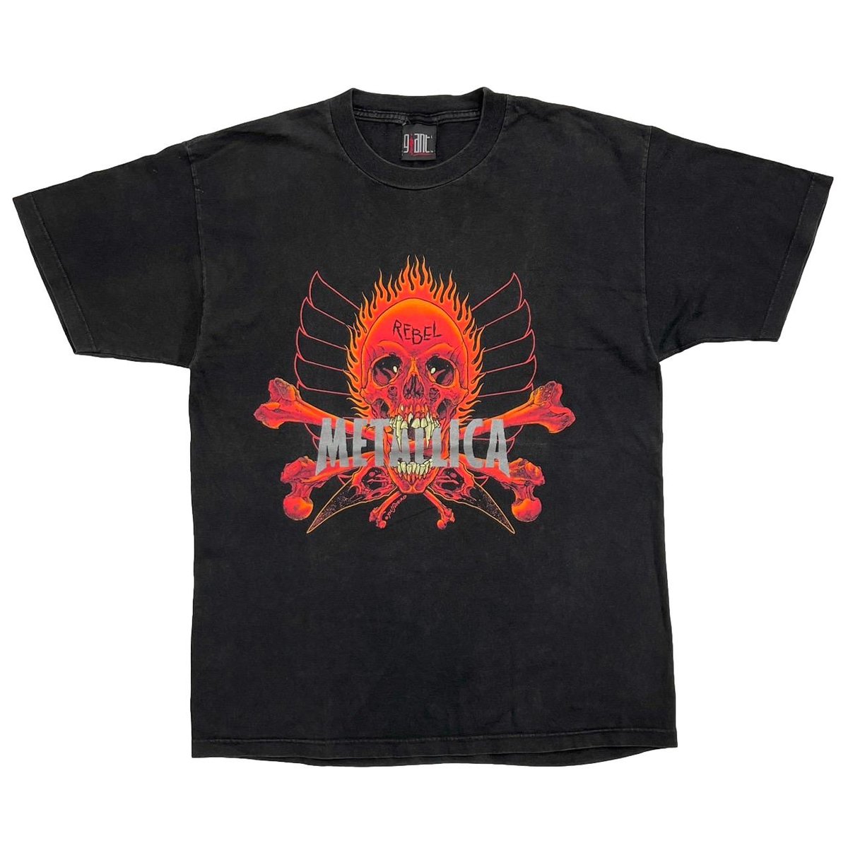 METALLICA PUSHEAD YING YANG LABEL SKULL GINAT LARGE 6441