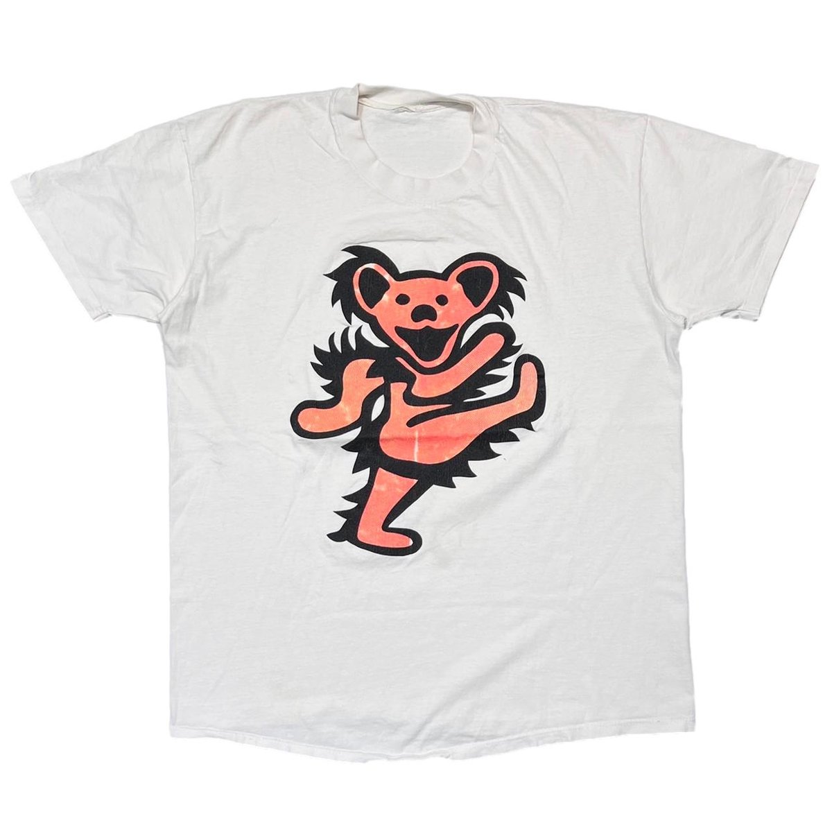 GRATEFUL DEAD BOOTLEG ORANGE BEAR WHITE FITS XL 8567