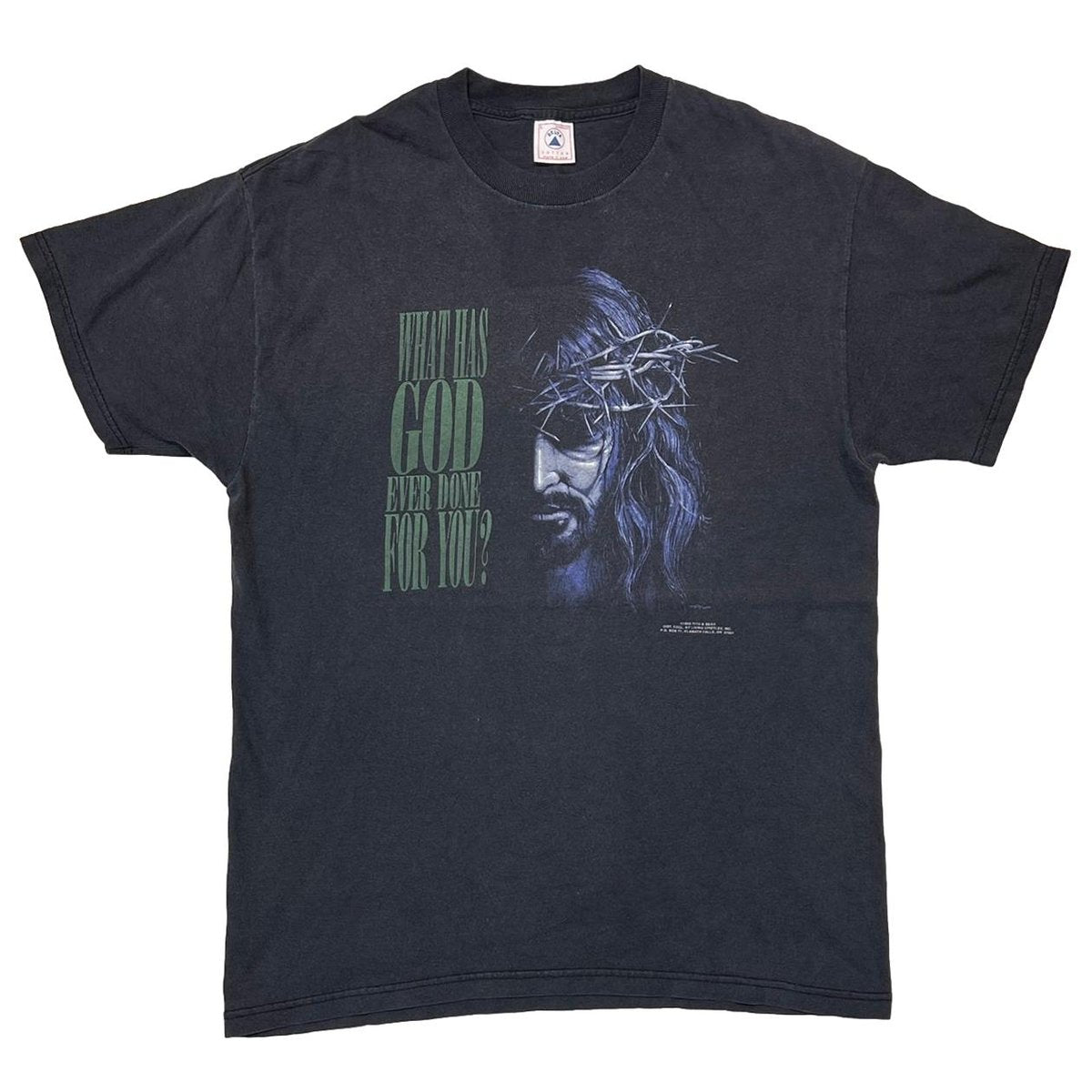 OLD&VINTAGE JESUS CHRIST 1993 WHAT HAS GOD EVER DONE FOR YOU ? DELTA LARGE 9292