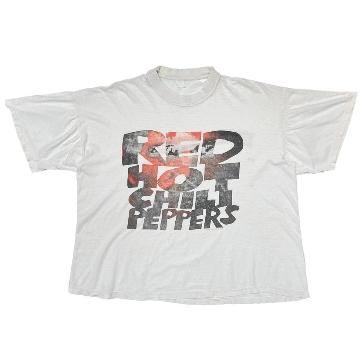 RED HOT CHILI PEPPERS 1995 HAMBURG WHITE FITS XL 5926