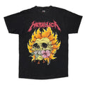 METALLICA PUSHEAD FLAMING SKULL GIANT LARGE 2782