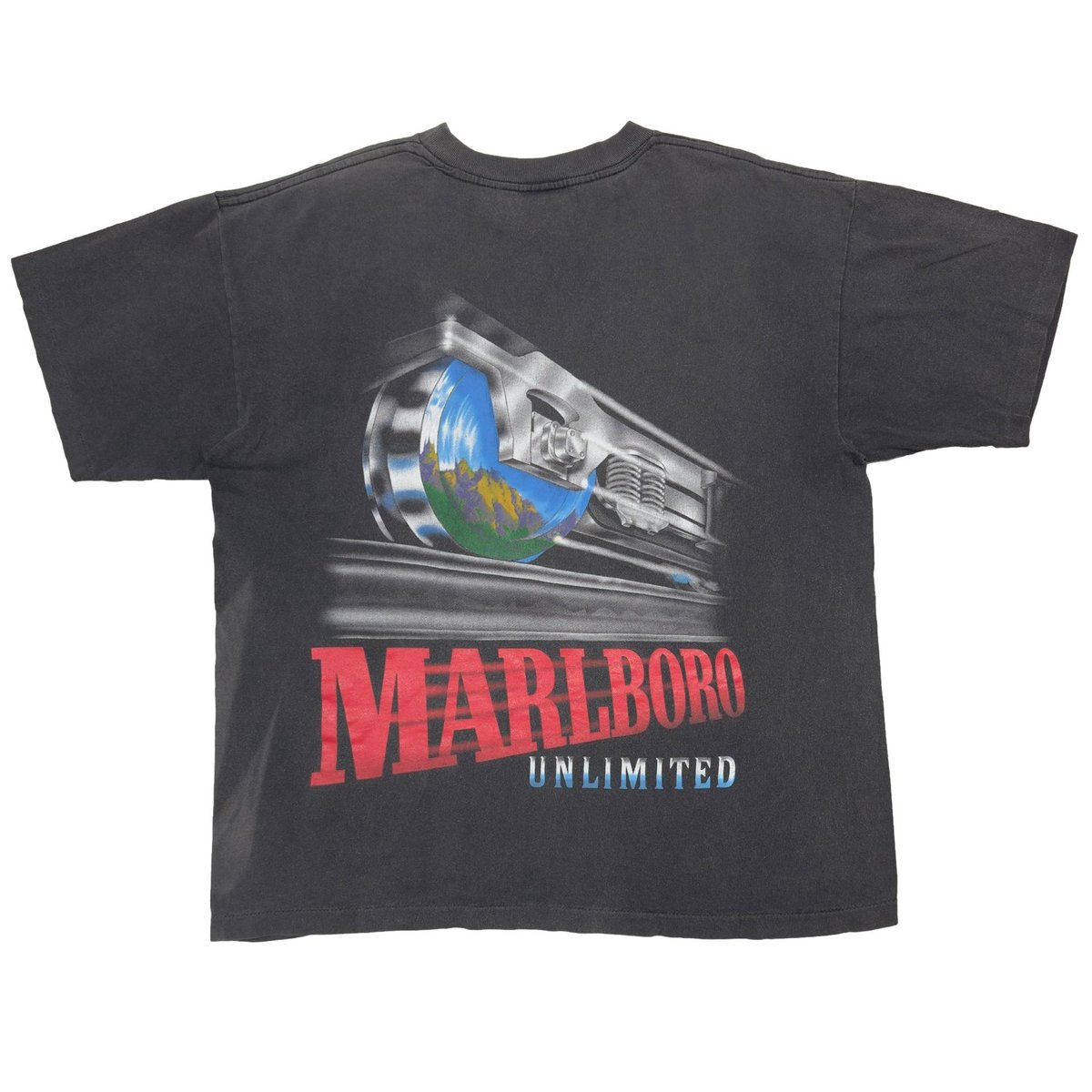 Marlboro UNLIMITED RAILROAD POCKET TEE XL 1067