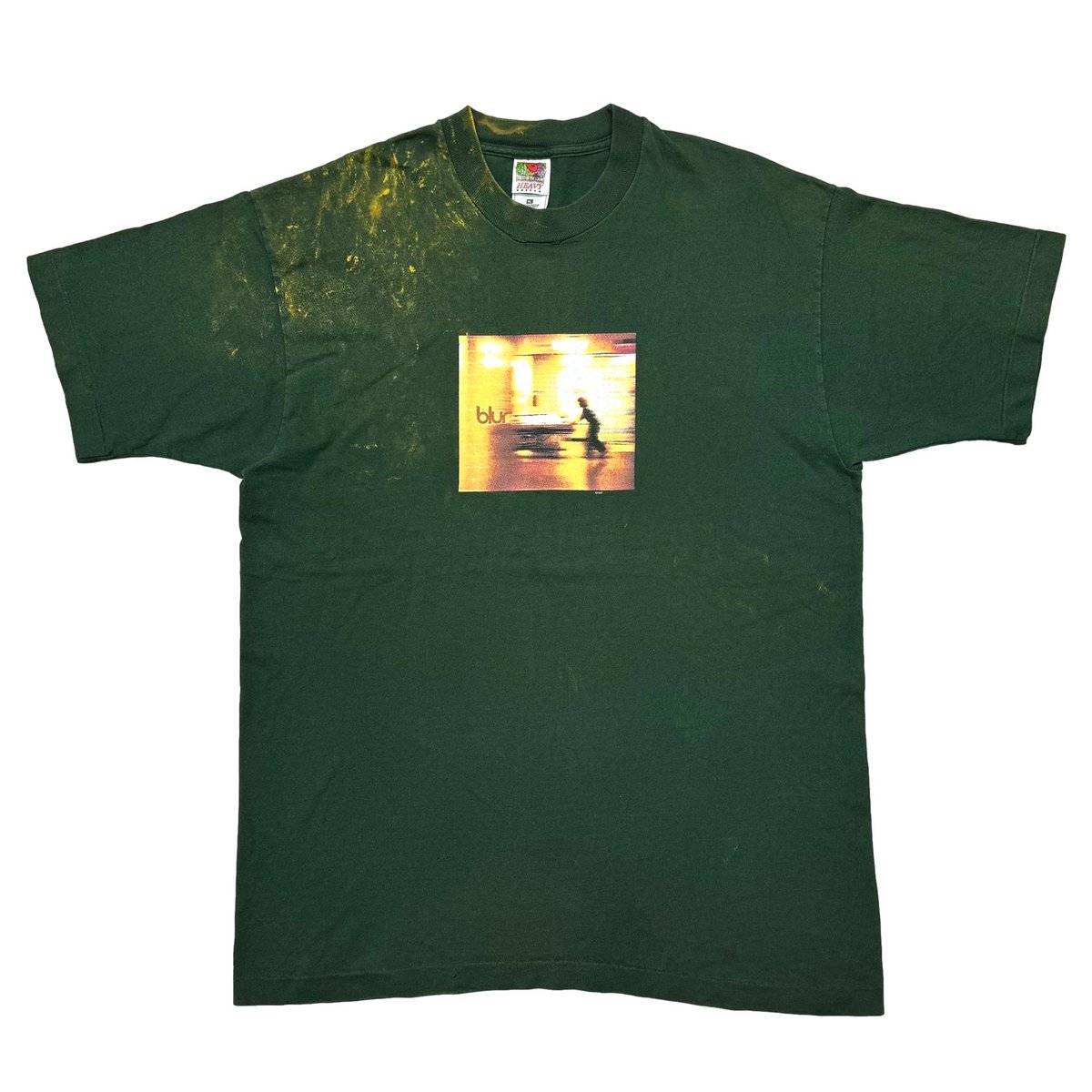 blur 1997 5th GREEN FRUIT OF THE LOOM XL 6523