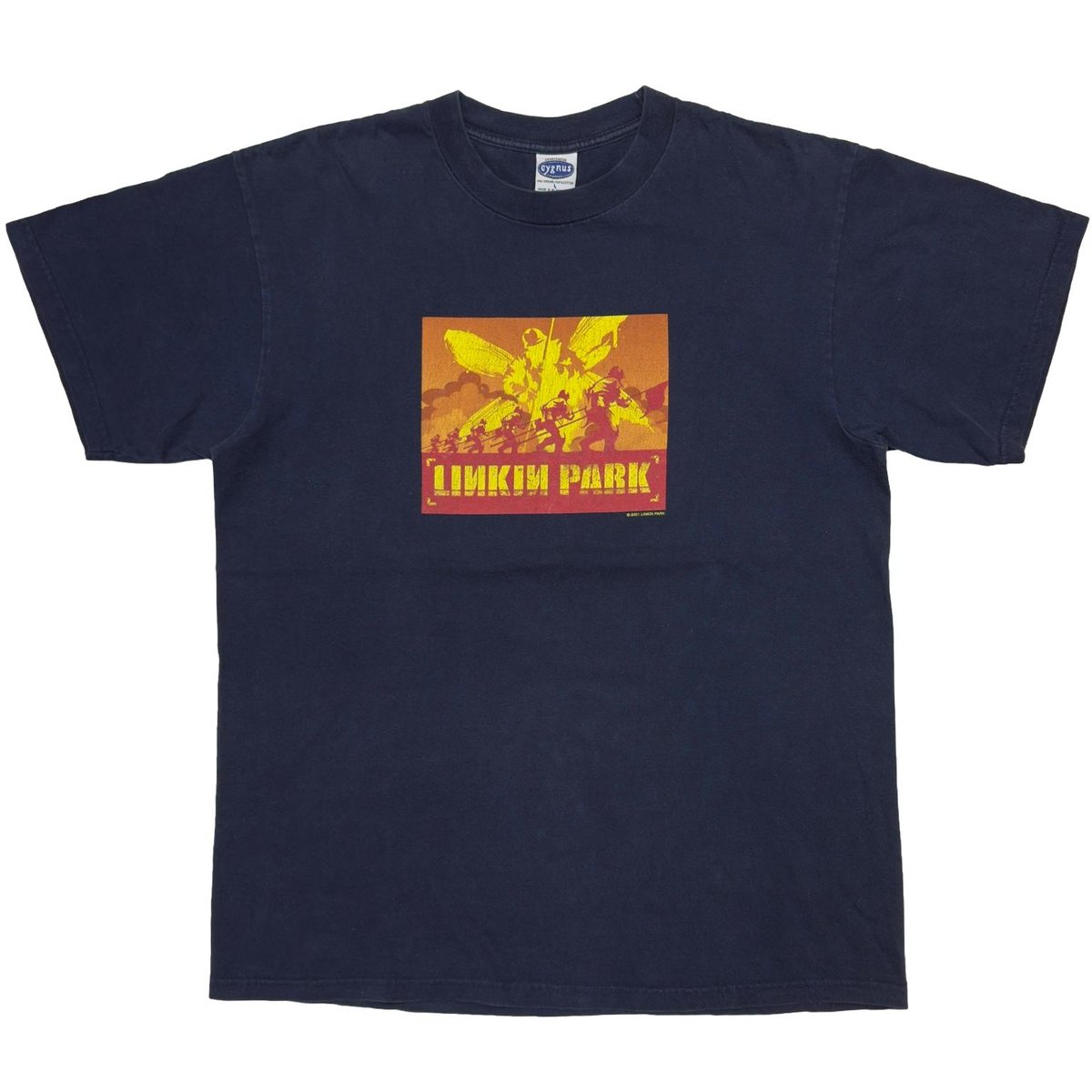 LINKIN PARK 2001 HYBRID THEORY NAVY cygnus LARGE 9400