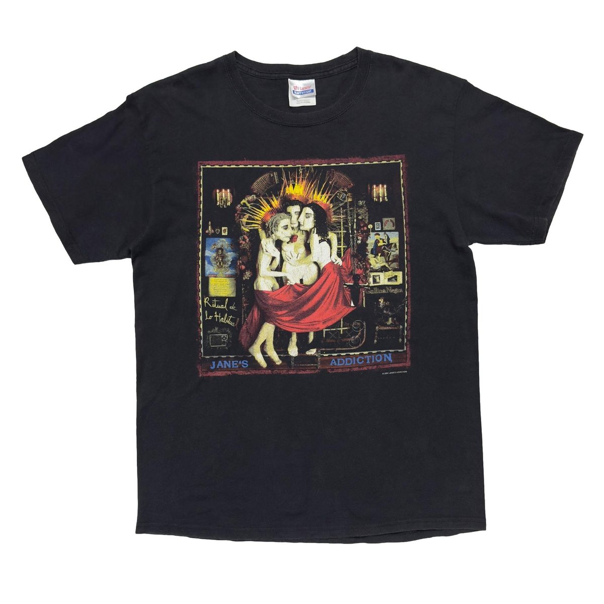 JANE'S ADDICTION Y2K RITURAL DE LO HABITUAL TOUR 2004 HANES MEDIUM 7665