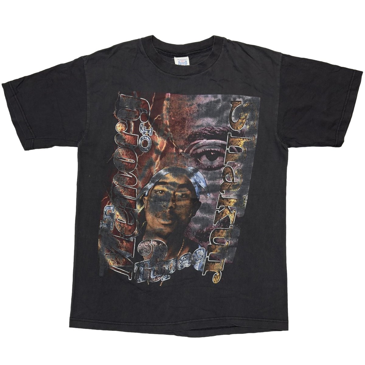 2PAC IN MEMORY OF SHAKUR THUG LIFE RAP DESIGN EVANS LARGE 0826