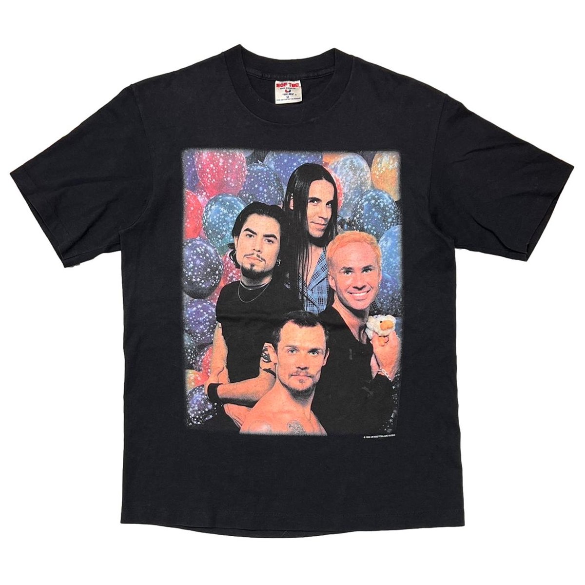RED HOT CHILI PEPPERS 1995 MEMBER PORTRAIT SOF TEE MEDIUM 9557