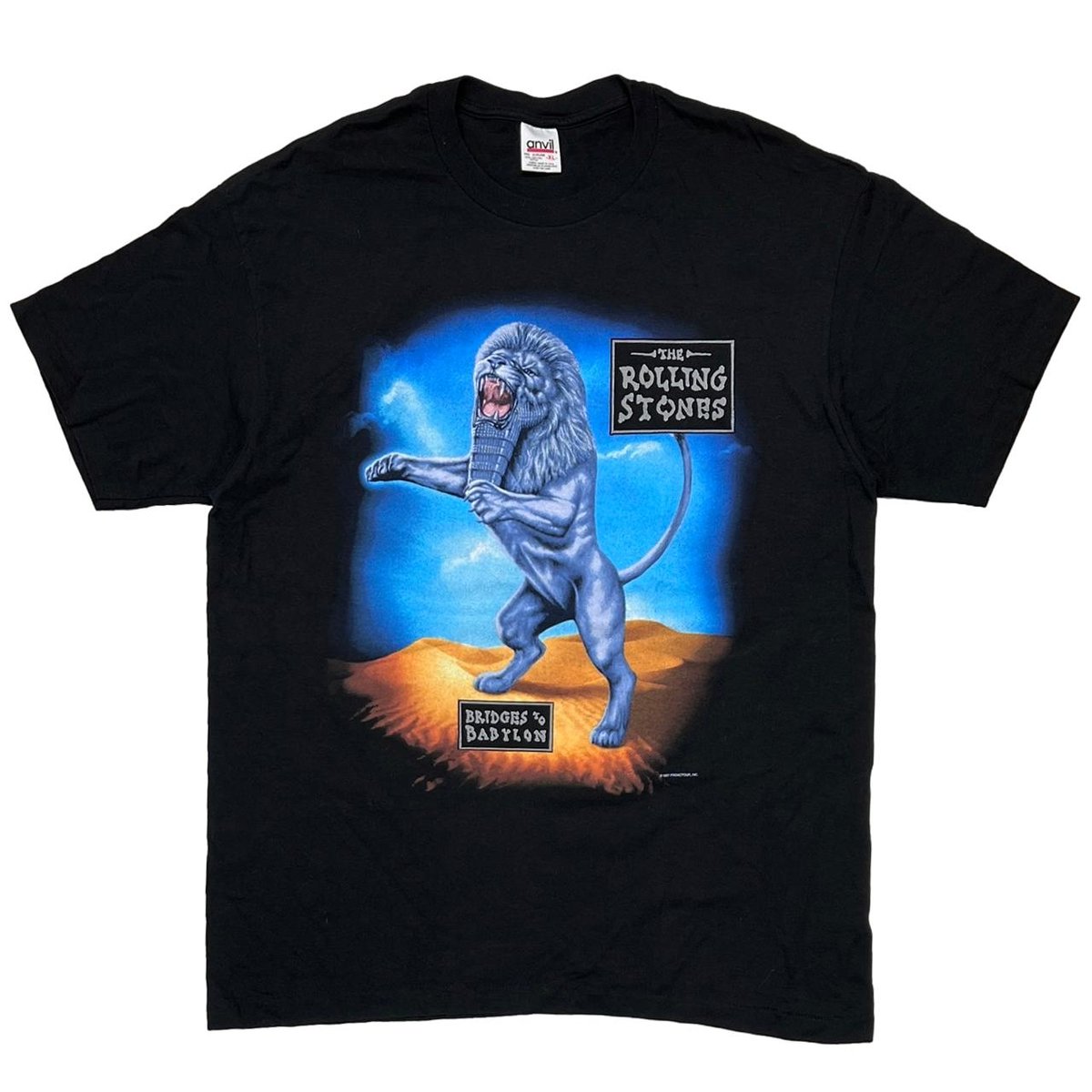 ROLLING STONE BRIDGES TO BABYLON WORLD TOUR 1997 BLACK anvil XL 8430