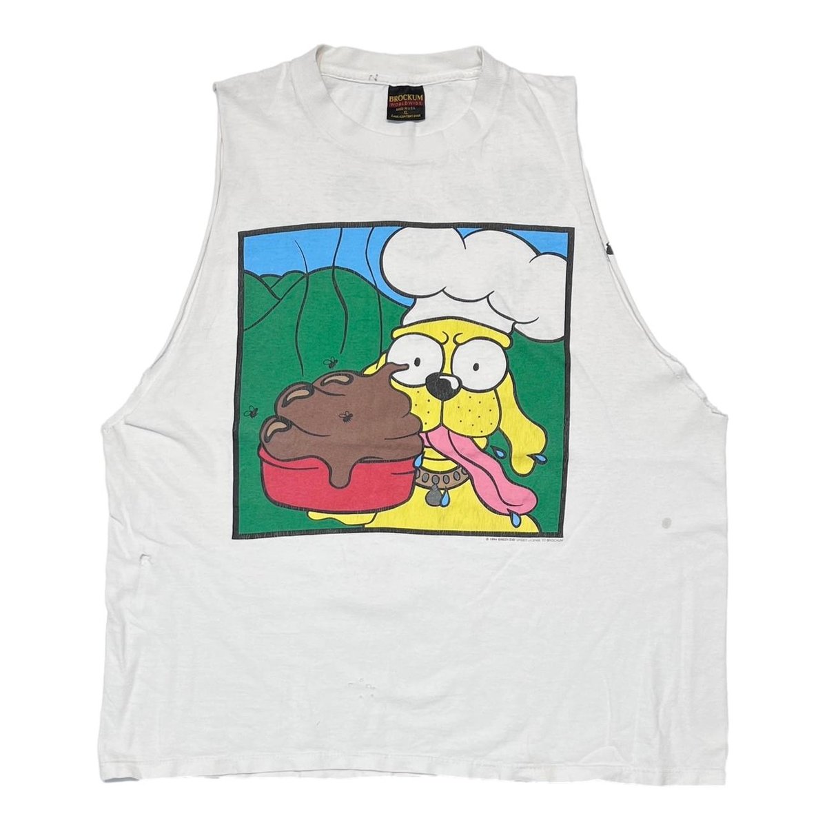GREEN DAY 1994 DOOKIE DOG SLEEVELESS BROCKUM XL 8042
