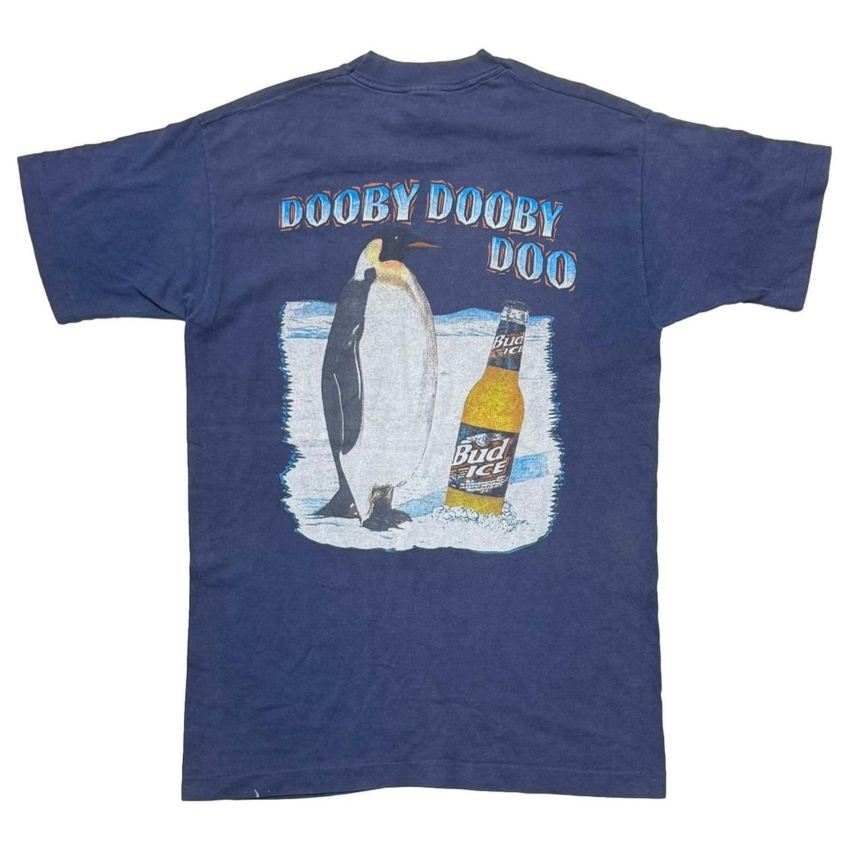 Budweiser BUD ICE BEWARE THE PENGUINS NAVY LARGE 5869