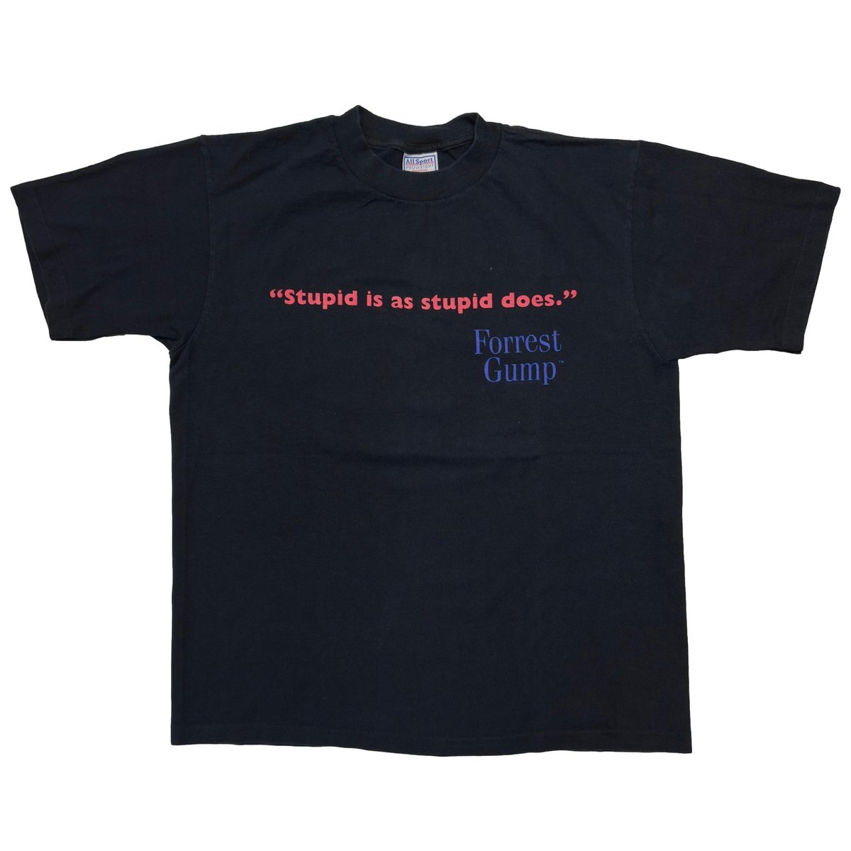 FORREST GUMP "Stupid is as stupid does" ALL SPORT LARGE 1918