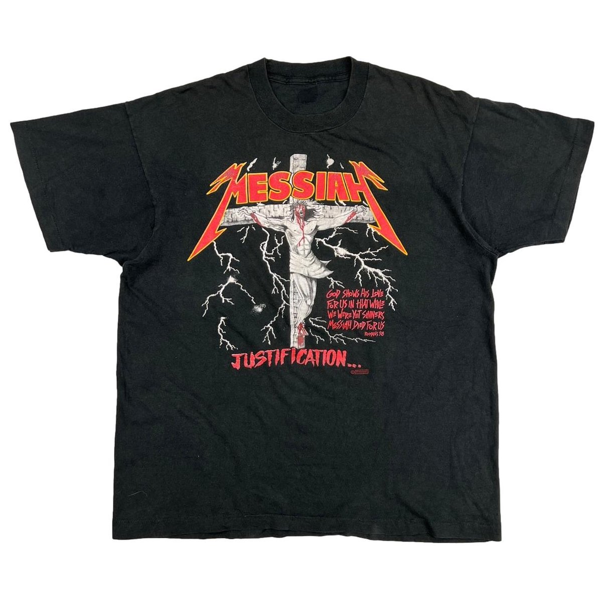 MESSIAH JUSTFICATION... METALLICA PARODY FITS XL 2533