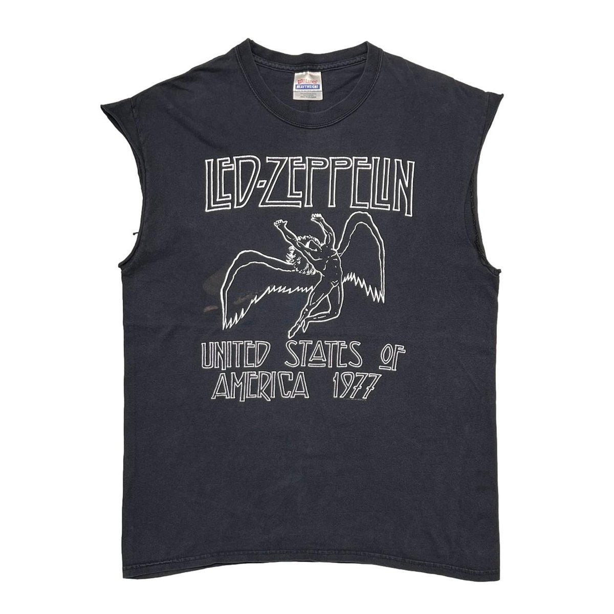 LED ZEPPELIN Y2K US TOUR 1977 HANES MEDIUM SLEEVELESS 1009