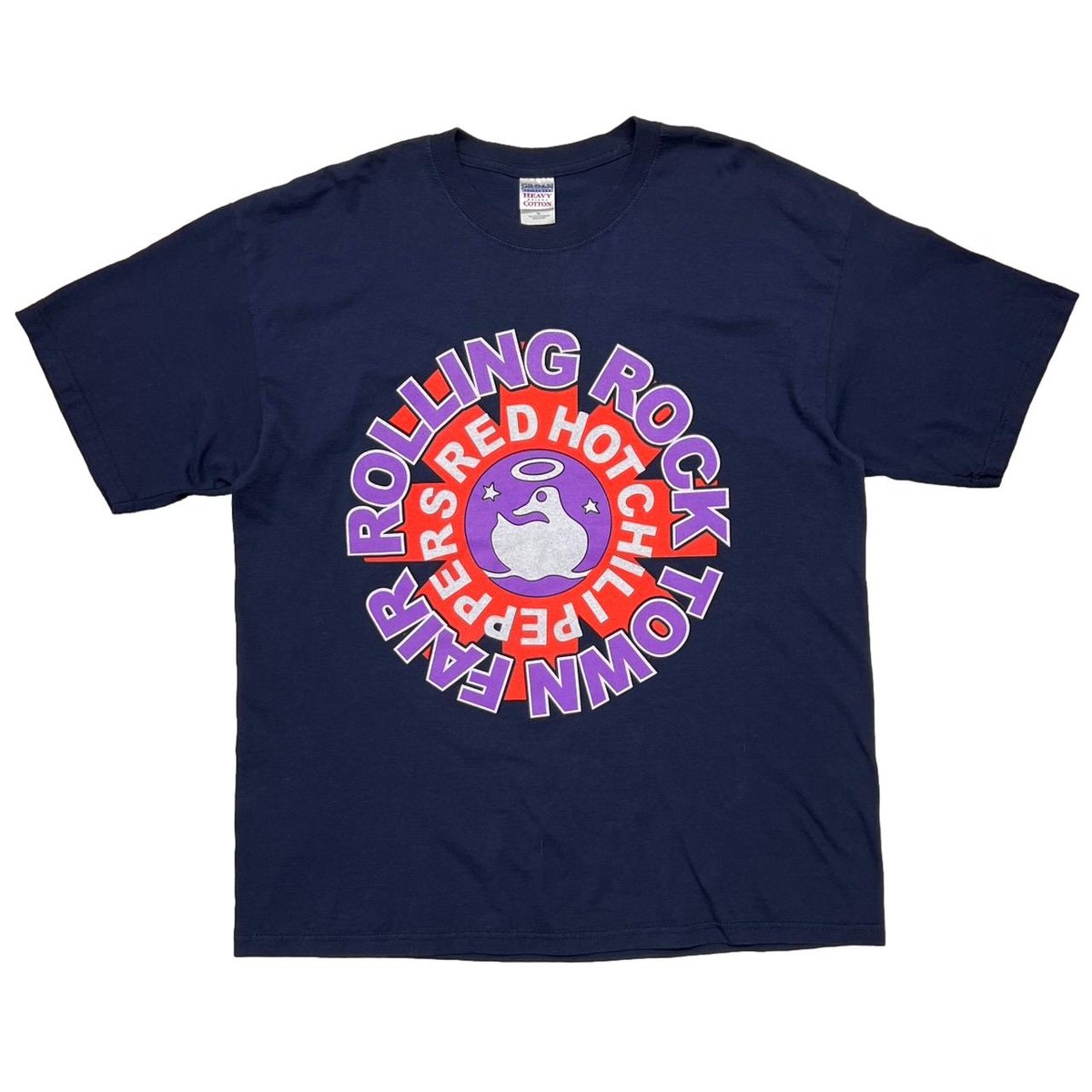 RED HOT CHILI PEPPERS ROLLING ROCK TOWN FAIR NAVY GILDAN XL 5821