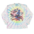 AERO SMITH JUST PUSH PLAY TOUR 2001 LS TIE DYE DELTA XL 4733