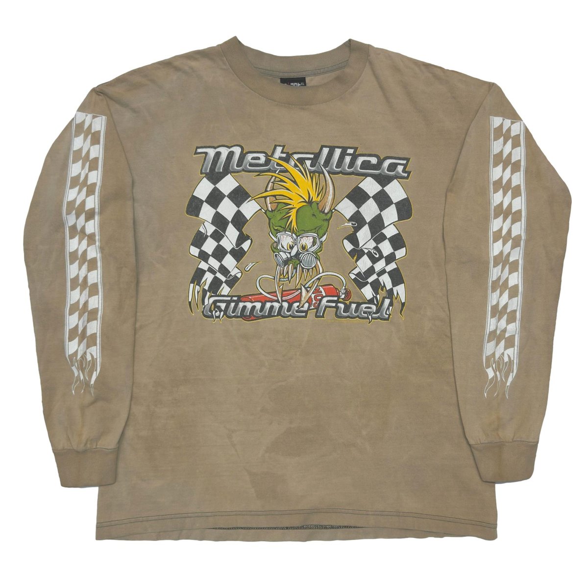 METALLICA 1997 GIMME FUEL LS BEIGE GIANT XL 3762
