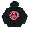 RED HOT CHILI PEPPERS FRONT EMBROIDERY LOGO HOODIE BLACK MEDIUM 1179