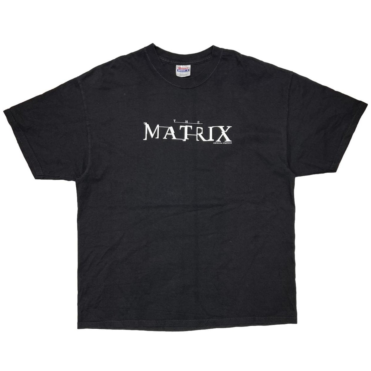 THE MATRIX 1999 TEXT LOGO HANES XL 2374