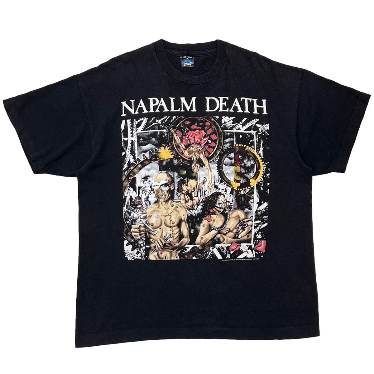 NAPALM DEATH CAMPAING FOR MUSCIAL DESTRUCTION EUROPE 1992 SCREEN STARS XL 7057