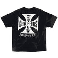 WEST COAST CHOPPERS IRON CROSS LONG BEACH, LA SS TIEDYE FADE FITS XL 7203