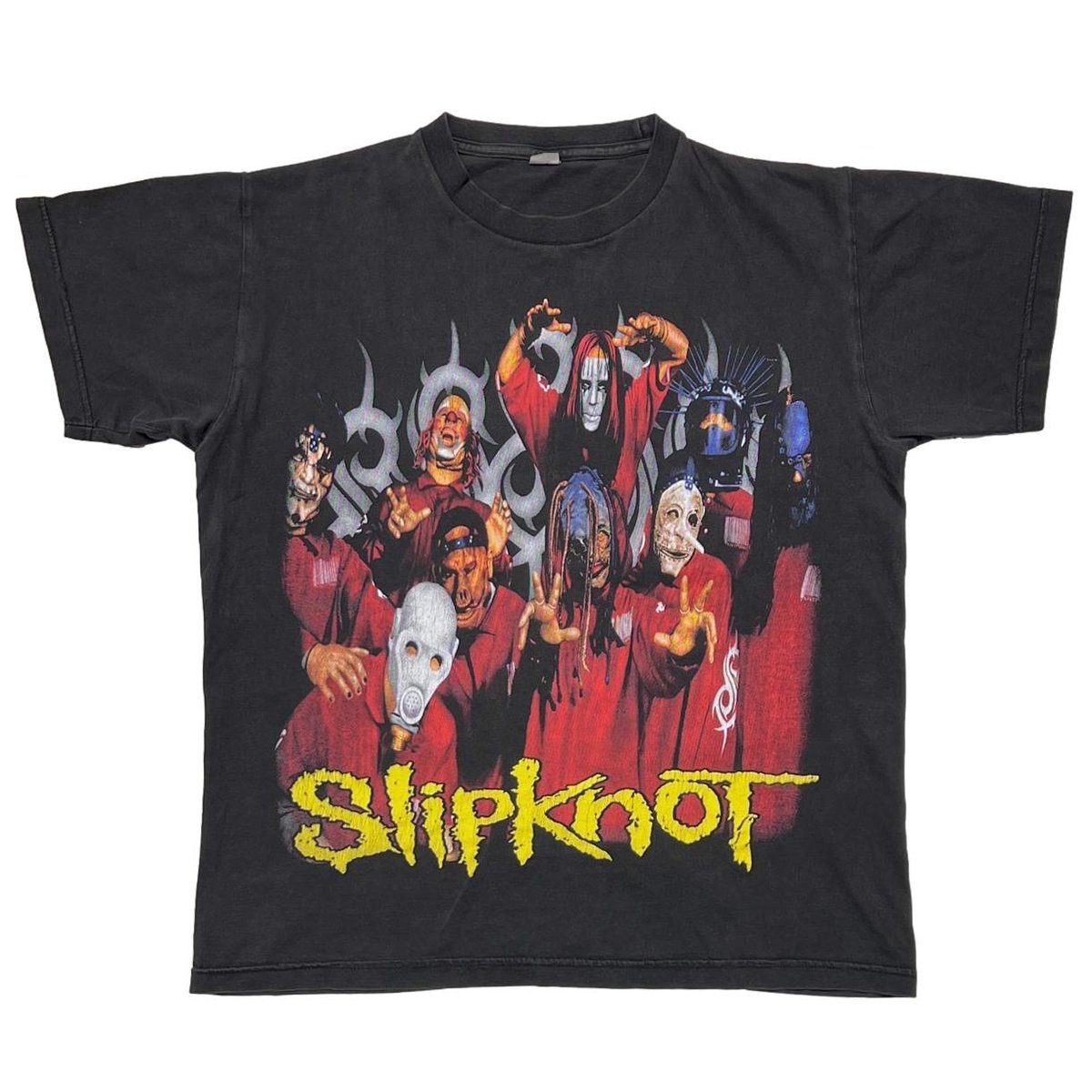 Slipknot FRONT COLOR BACK MONOCHROME MEMBER EURO FITS LARGE 1754