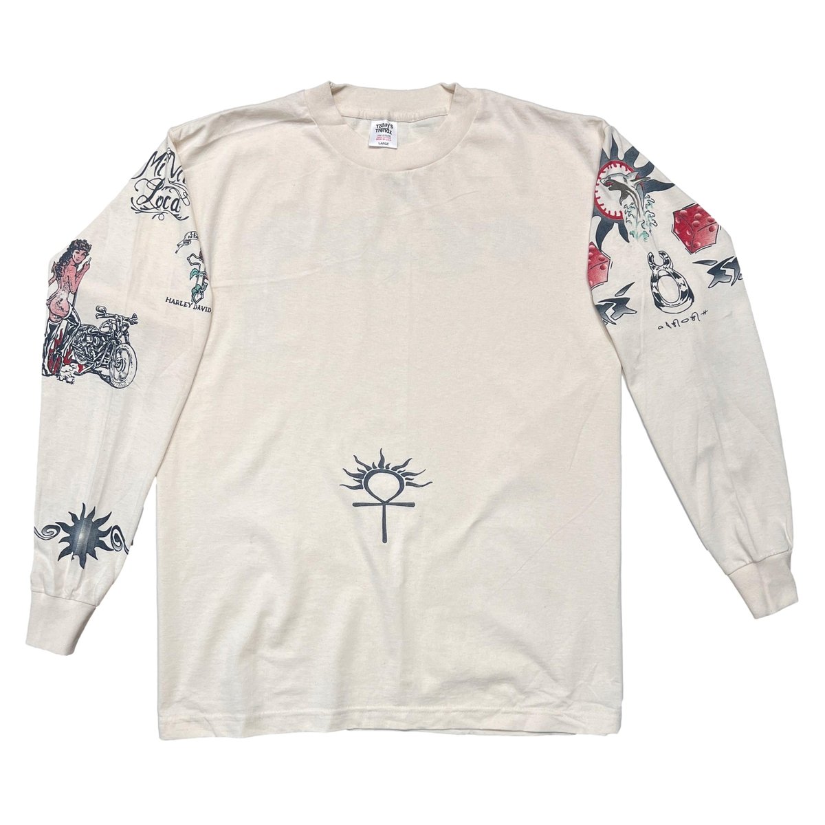 DENNIS RODMAN TATTOO LS NATURAL LARGE/XL
