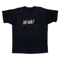 OLD&VINTAGE got milk? BLACK FITS XL 9934