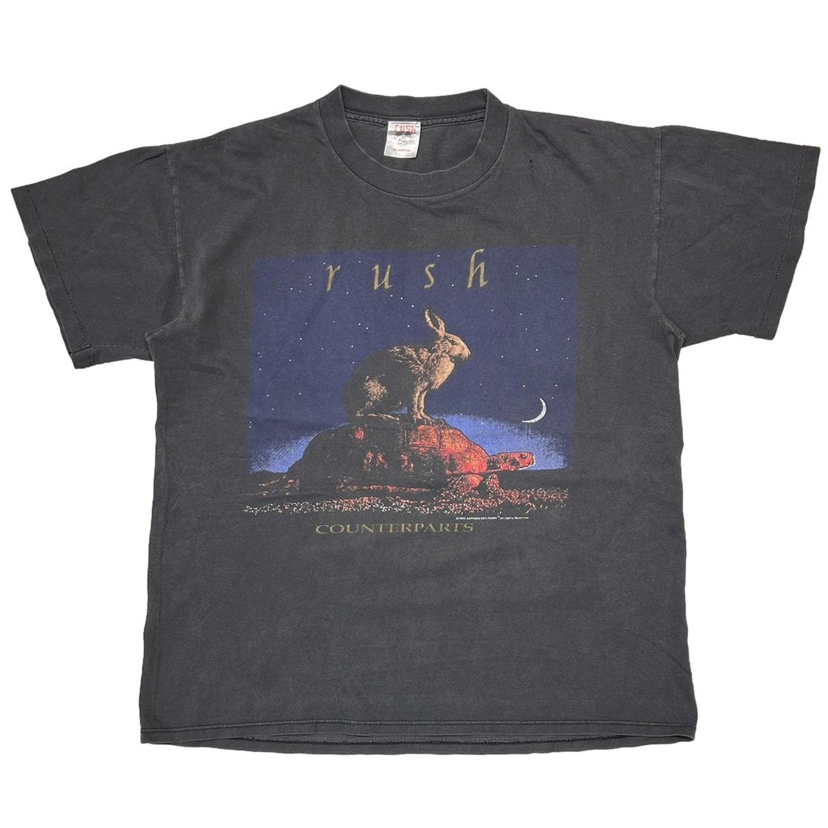 rush 1993 COUNTERPARTS RUSH TAG LARGE 1851
