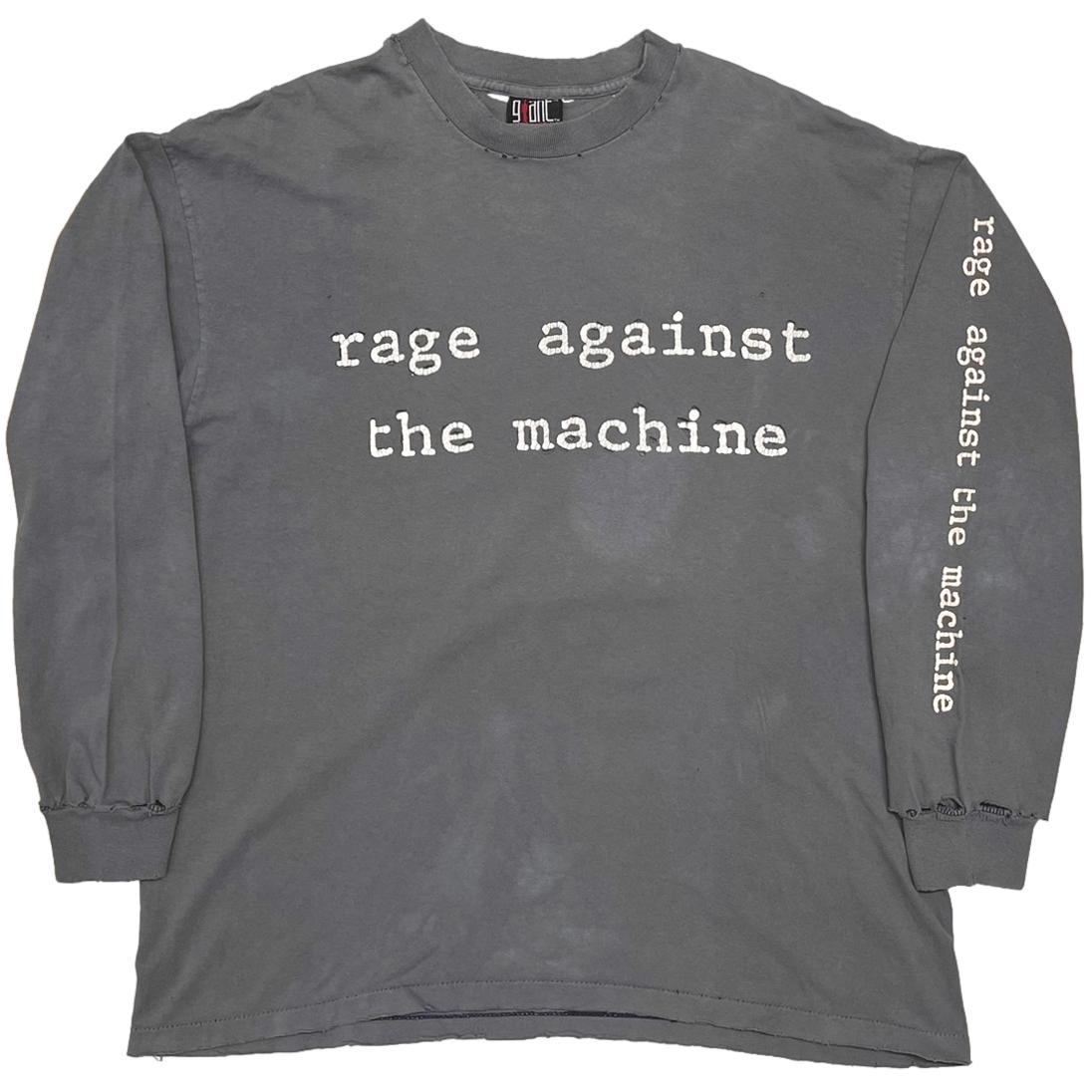 RAGE AGAINST THE MACHINE R LOGO LS GIANT BT TEEJAYS XL 4442