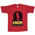 ZACK DE LA ROCHA 00s PRINT RED FRUIT OF THE LOOM LARGE 9525