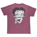 BETTY BOOP 1994 BB LOGO BETTY BOOP WEAR PARODY DESIGN WINE RED CHANGES XL 4078