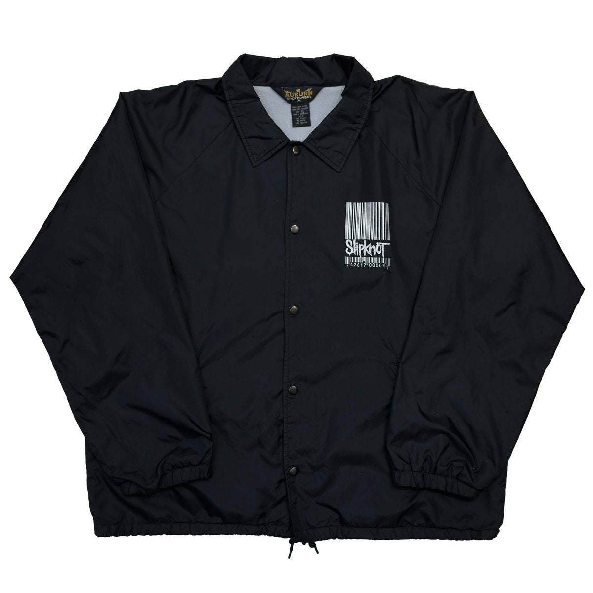 Slipknot LOGO COACHES JACKET BLACK AUBURM XL 2943