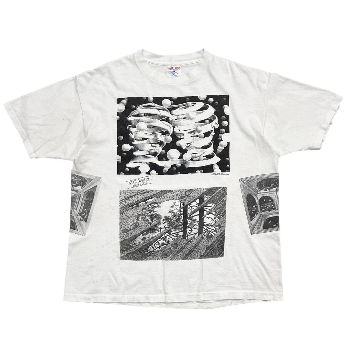 M.C. ESCHER MULTI WHITE SOF TEE XL 8297