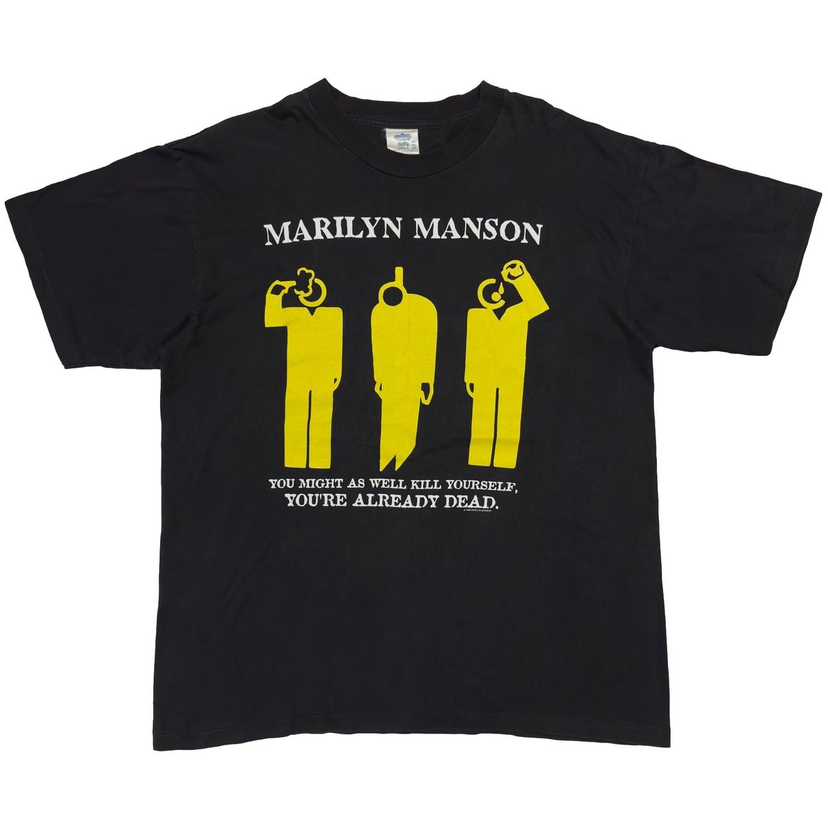 MARILYN MANSON 1996 YOU MIGHT AS WELL KILL YOURSELF YOU'RE ALREADY DEAD WINTERLAND XL 9653