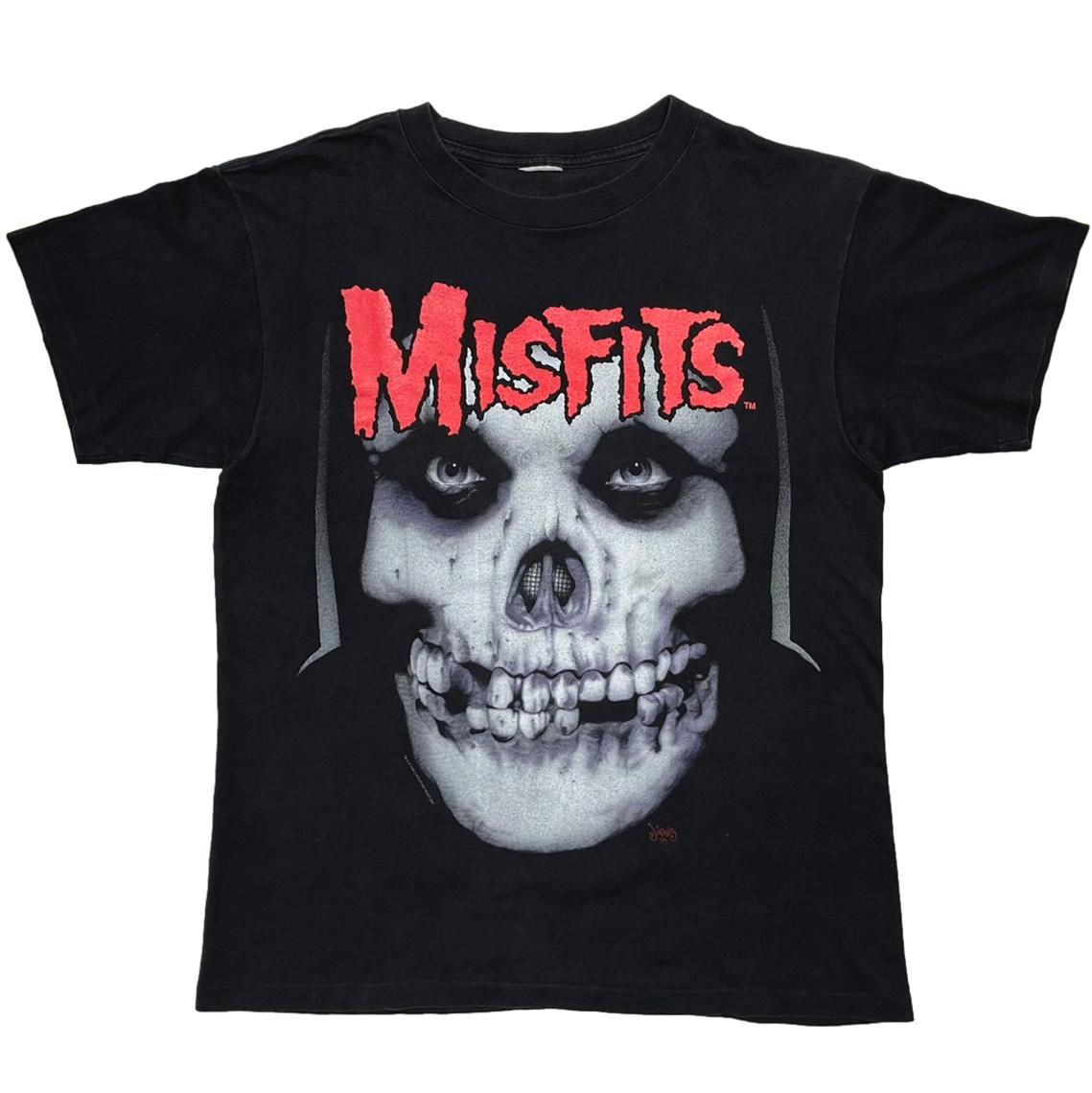 MISFITS SKULL DOUBLESIDE TEE FITS LARGE-XL 3495