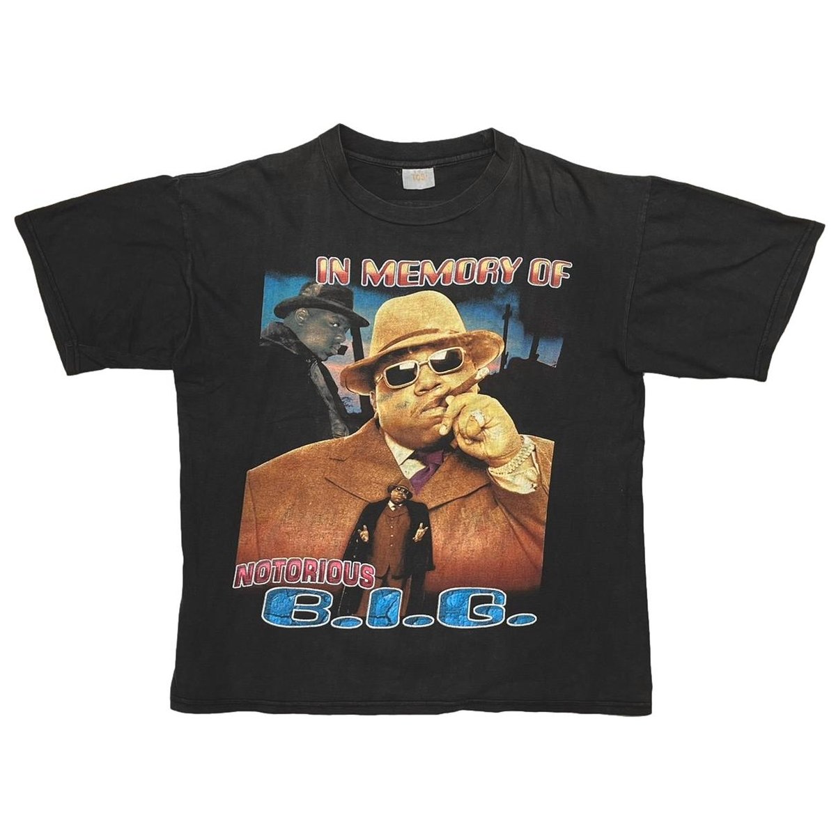 THE NOTORIOUS BIG IN MEMORY RAP DESIGN FITS XL 4039