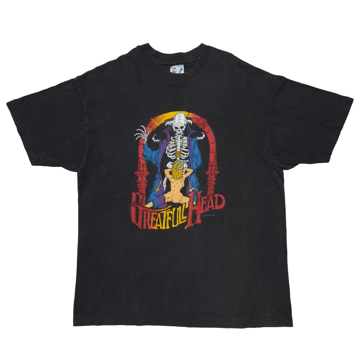 OLD & VINTAGE 1992 GREATFULL HEAD BLOW JOB GRATEFUL DEAD PARODY Hanes XL 5226