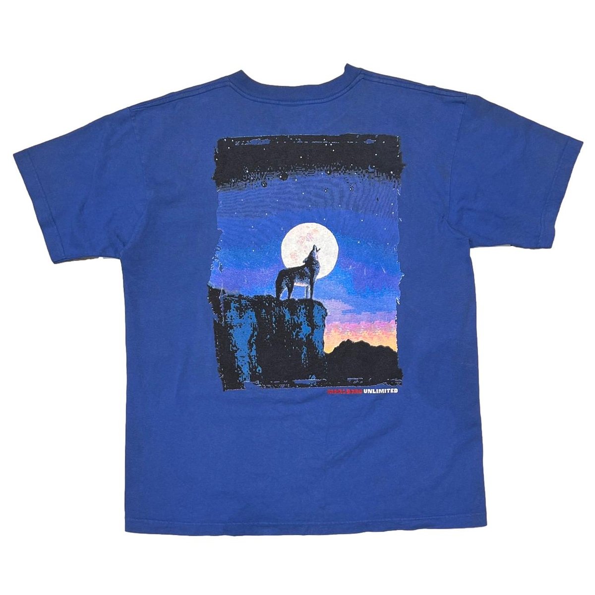 Marlboro UNLIMITED COYOTE POCKET TEE BLUE XL 4734