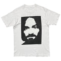 OLD & VINTAGE CHAELES MANSON ZOO PORT 1991 CHARLIE DON'T SURF WHITE FITS MEDIUM 6835